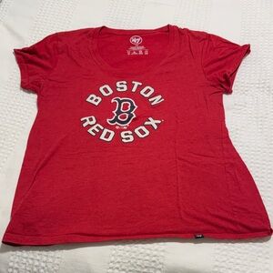 ‘47 Brand Women’s L Red Sox Tee